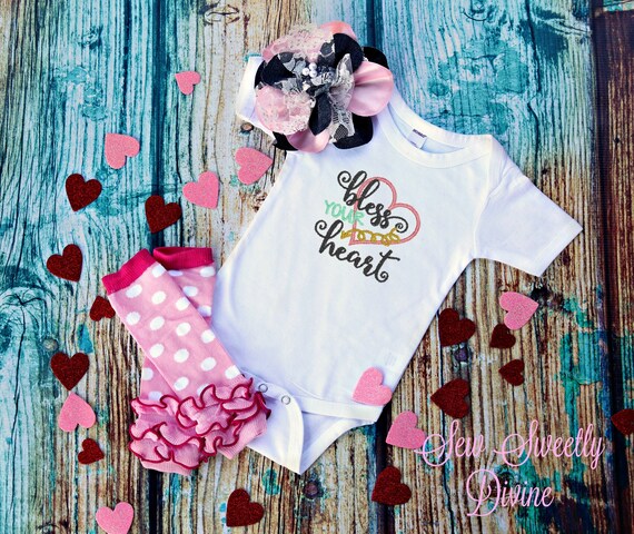 Bless Your Heart, Baby Gift, Baby Shower Gift, Southern Shirt