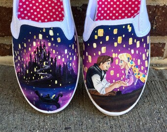 Sofia the First painted shoes disney painted shoes | Etsy