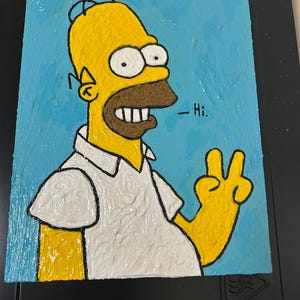 Homer Simpsons painting