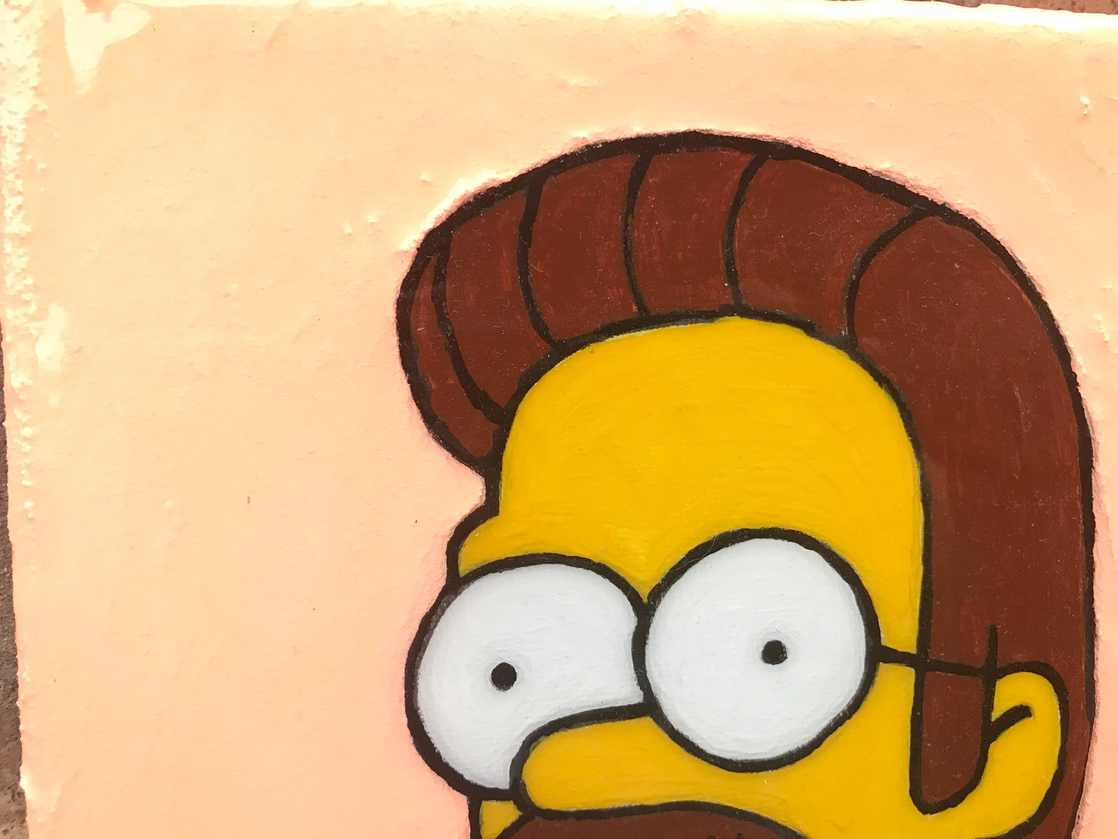 Ned Flanders Okily Dokily pop art The Simpsons | Etsy