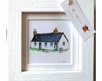 Bothy prints - Kearvaig bothy - Scottish bothies - framed