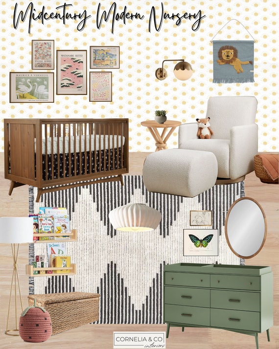 Mid Century Modern Nursery Ideas