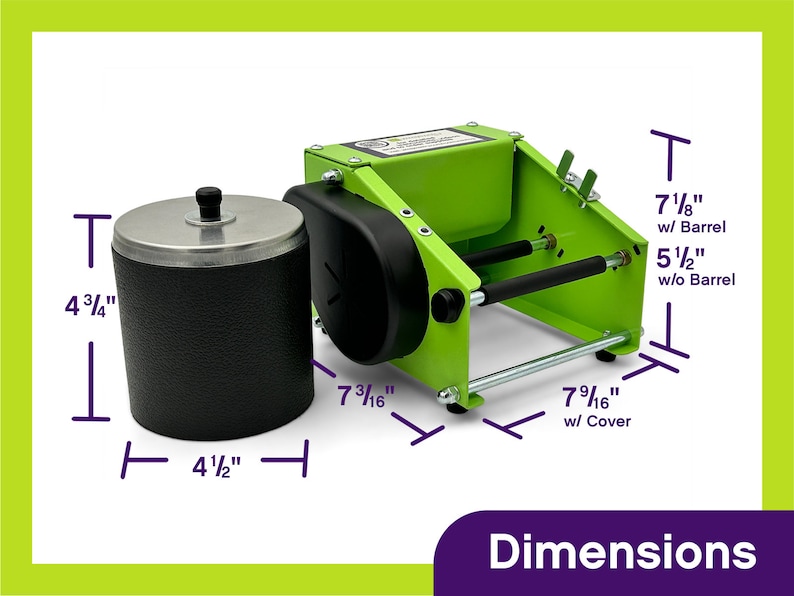 Wirejewelry Proseries Single Barrel Rock Tumbler Kit Etsy