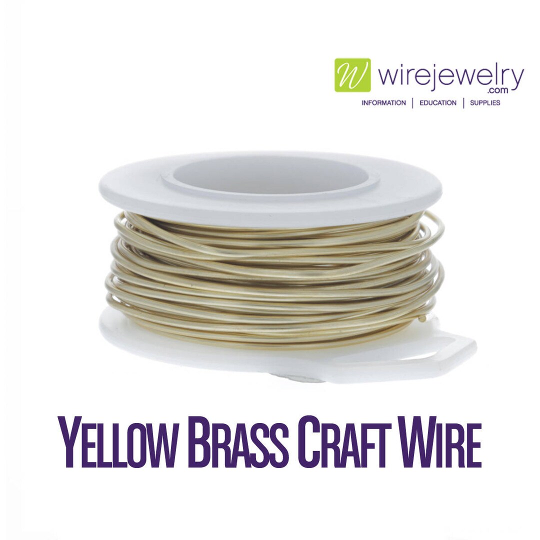 Yellow Brass Craft Wire, Round, Various Gauges and Lengths - Etsy