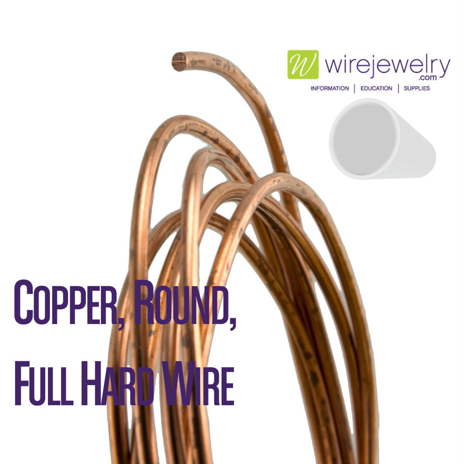 Copper Round Full Hard Jewelry Wire Various Gauges & Etsy