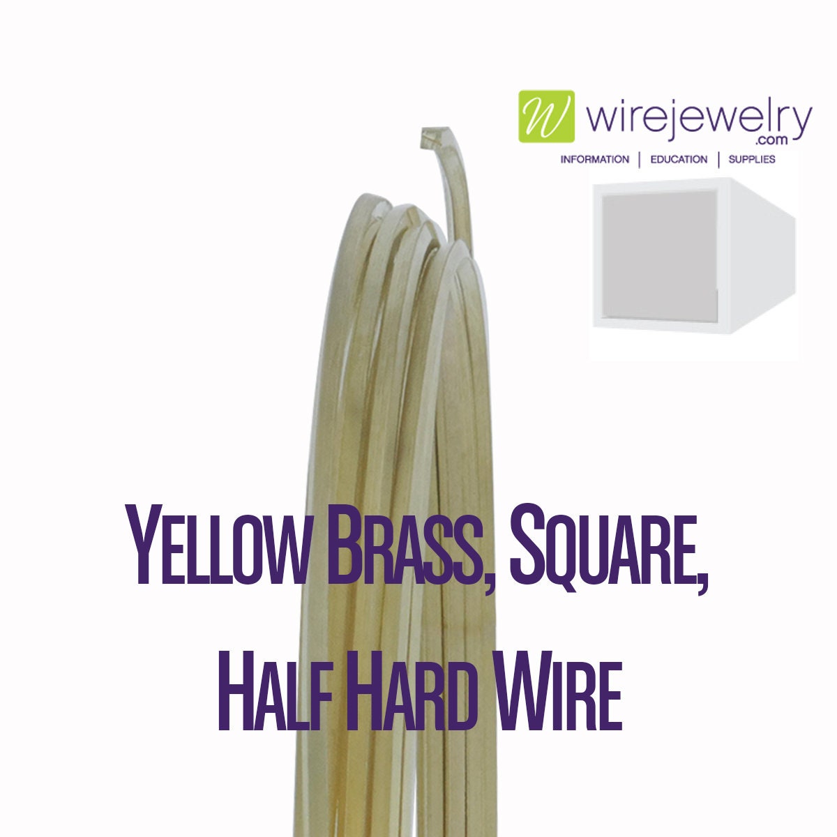 1-50 Yards Square Wire for Jewelry Making, 14K Real Gold Plated Hard Flat  Rectangle Wire for Stamping 18/ 20/ 22 Gauge 
