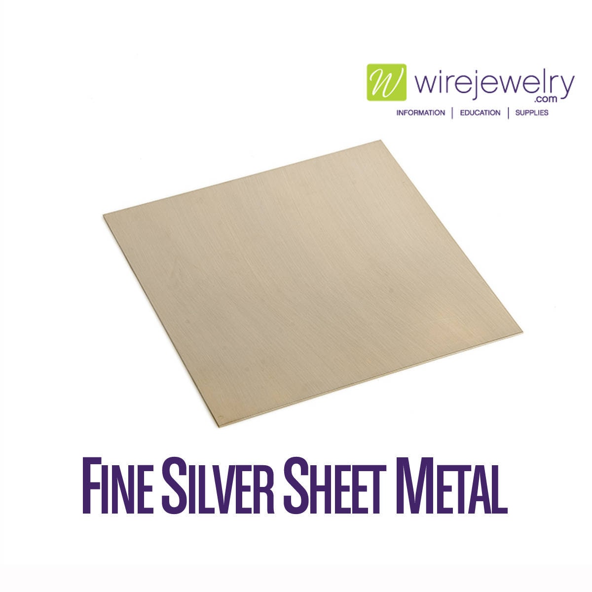 Fine Silver Sheet Metal - Price Per 6 x 1 Piece