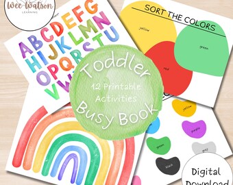 Toddler Busy Book | Montessori-Inspired Quiet Book for Ages 1.5–3