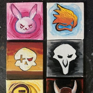 Mini Hero Icon Paintings