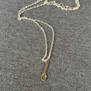 Small Spoon Pendant Necklace