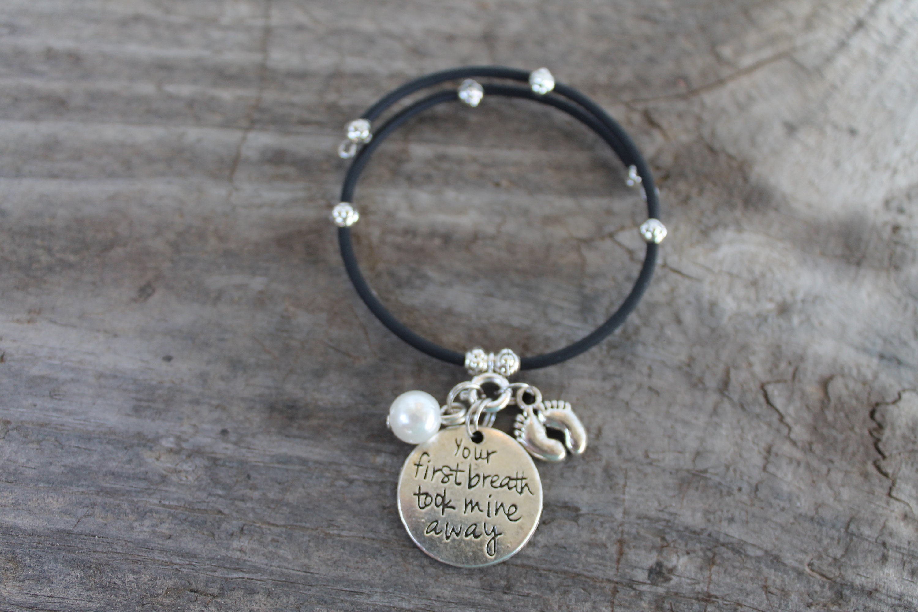Baby Shower Gift Charm Bracelet Baby Charm Bracelet Your First Etsy