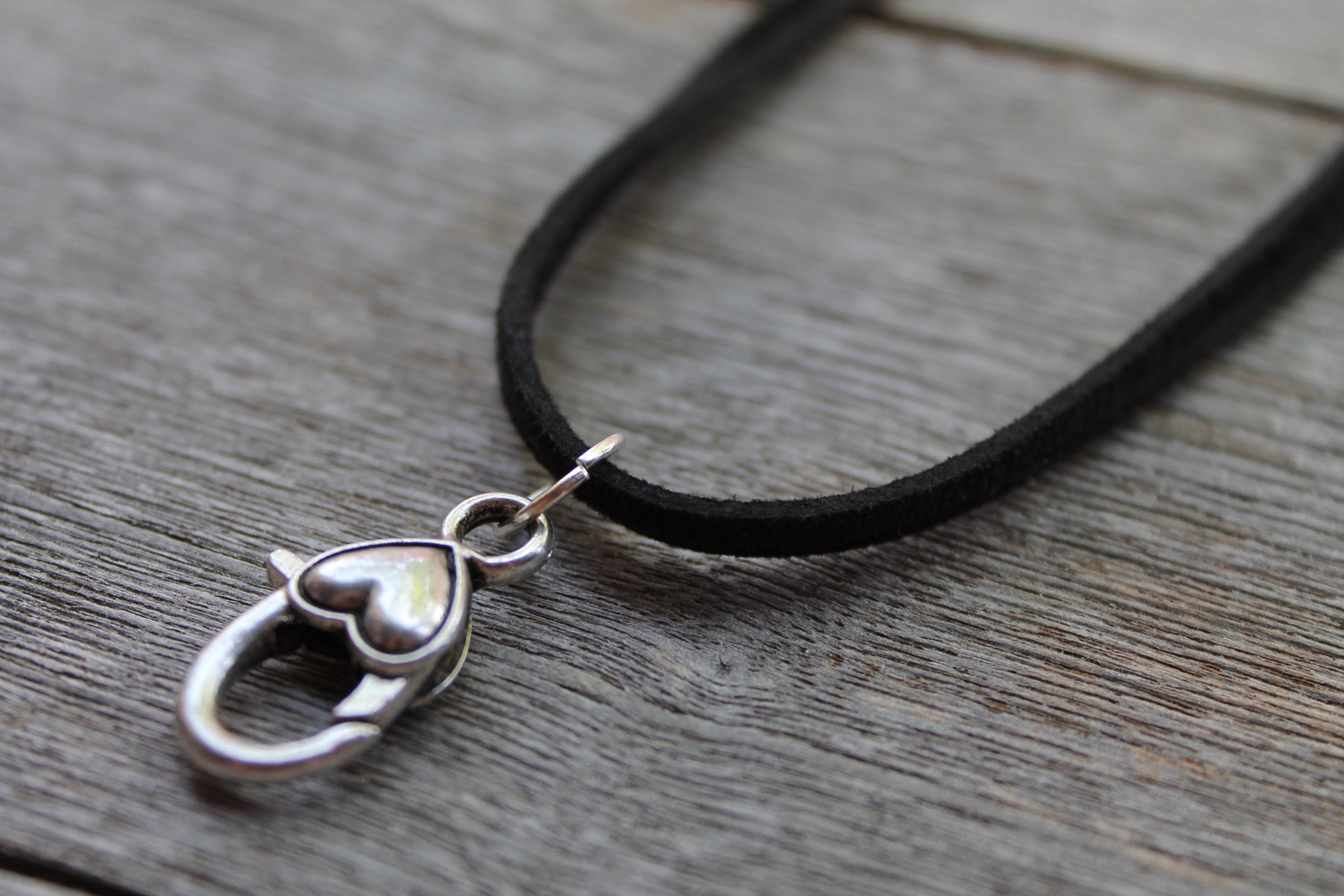 Black Suede Necklace Cord Suede Necklace Cord Suede Cord Etsy