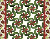 Gift Wrapped - pieced quilt pattern in 3 sizes plus table runner placemats