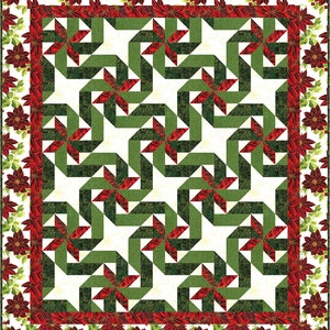 Gift Wrapped - pieced quilt pattern in 3 sizes plus table runner & placemats