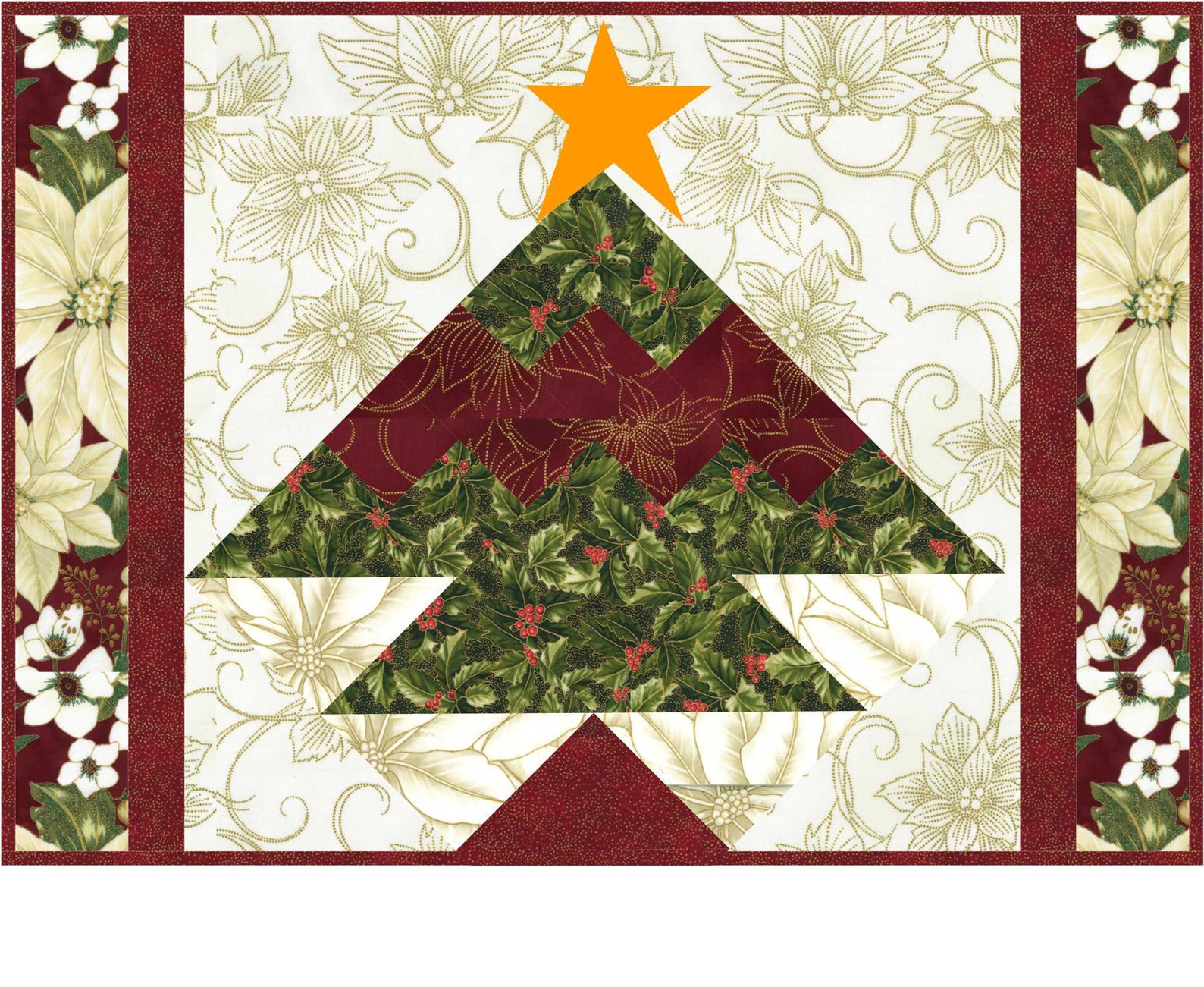 Rickrack Christmas Trees Too Quilt Pattern Etsy