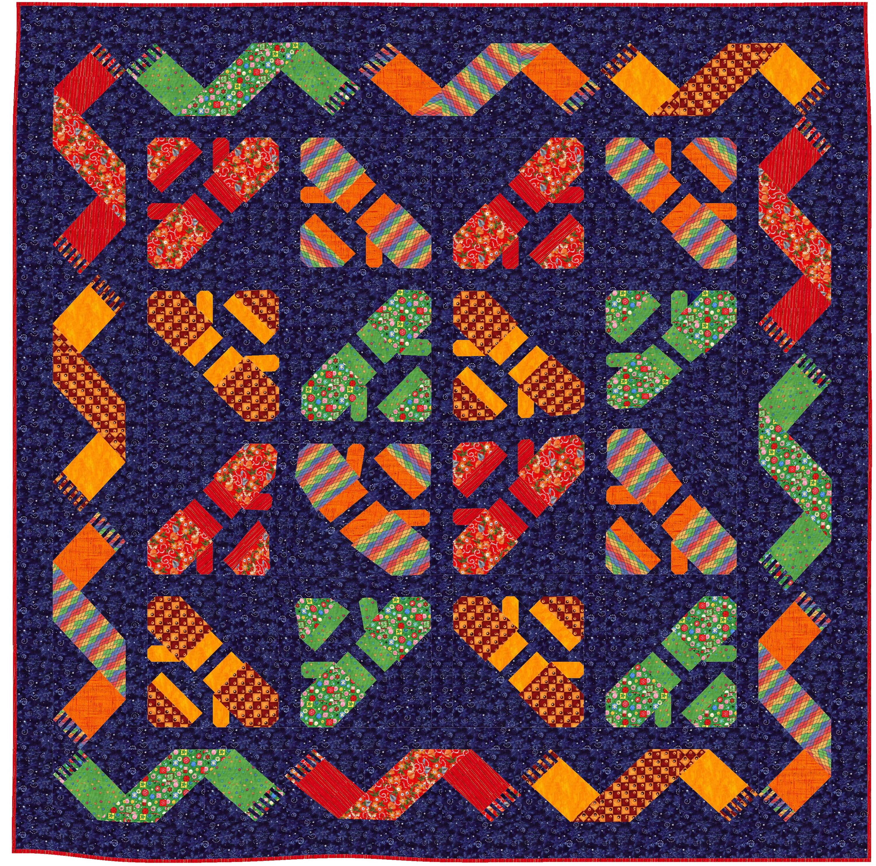 Knittin' Mittens Quilt Pattern for 3 Projects - Etsy