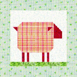 Patch Sheep Quilt Block Pattern - Etsy