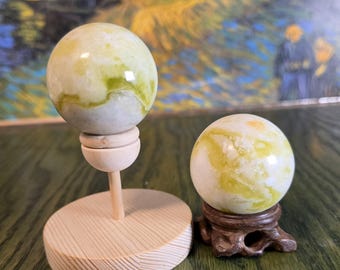Esferas de jade limão