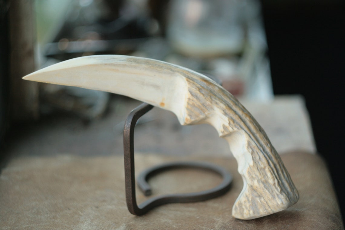 Elk horn knife Etsy