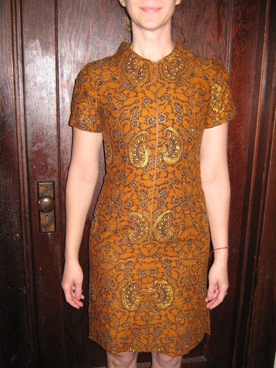 Vintage Oriental Dress, Vintage Dress,