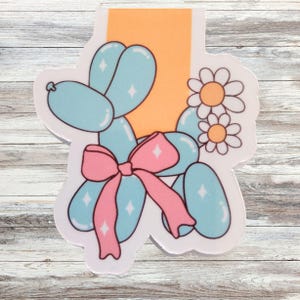 Ballon Hond Magnetische Bladwijzer Kinderen Lezen Boek Cadeau Leesboek Cadeau Ballon Dier Magnetische Bladwijzer Ontwerp Ballon Hond Afdrukken Literair Meisje