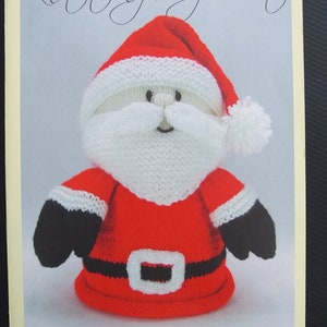 Modello a maglia per copri rotolo di carta igienica a forma di Babbo Natale, modello a maglia per Babbo Natale, modello a maglia per Babbo Natale, maglia natalizia, regalo per il bagno