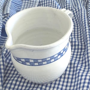 Handmade Glazed Pottery Jug with handle-made in Portugal