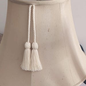 Vintage Pottery Barn Silk Fluted Lampshade-extra large