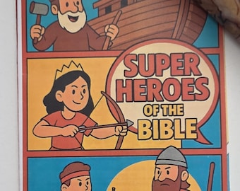 Kids Bible Study: Super Heroes Printable Devotional (31-Day Plan)