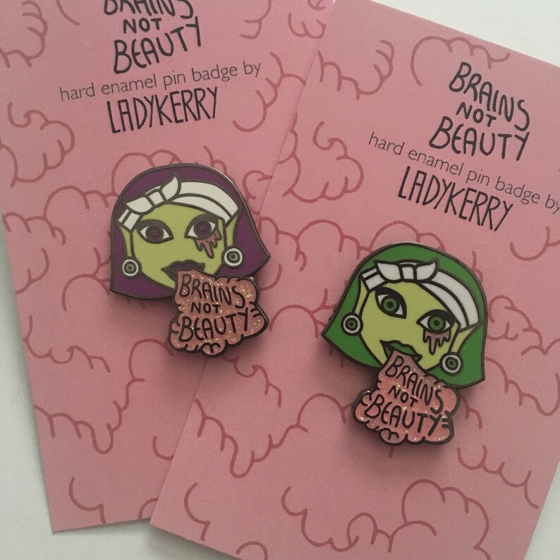 Halloween pin halloween enamel pin zombie pin zombie enamel Etsy