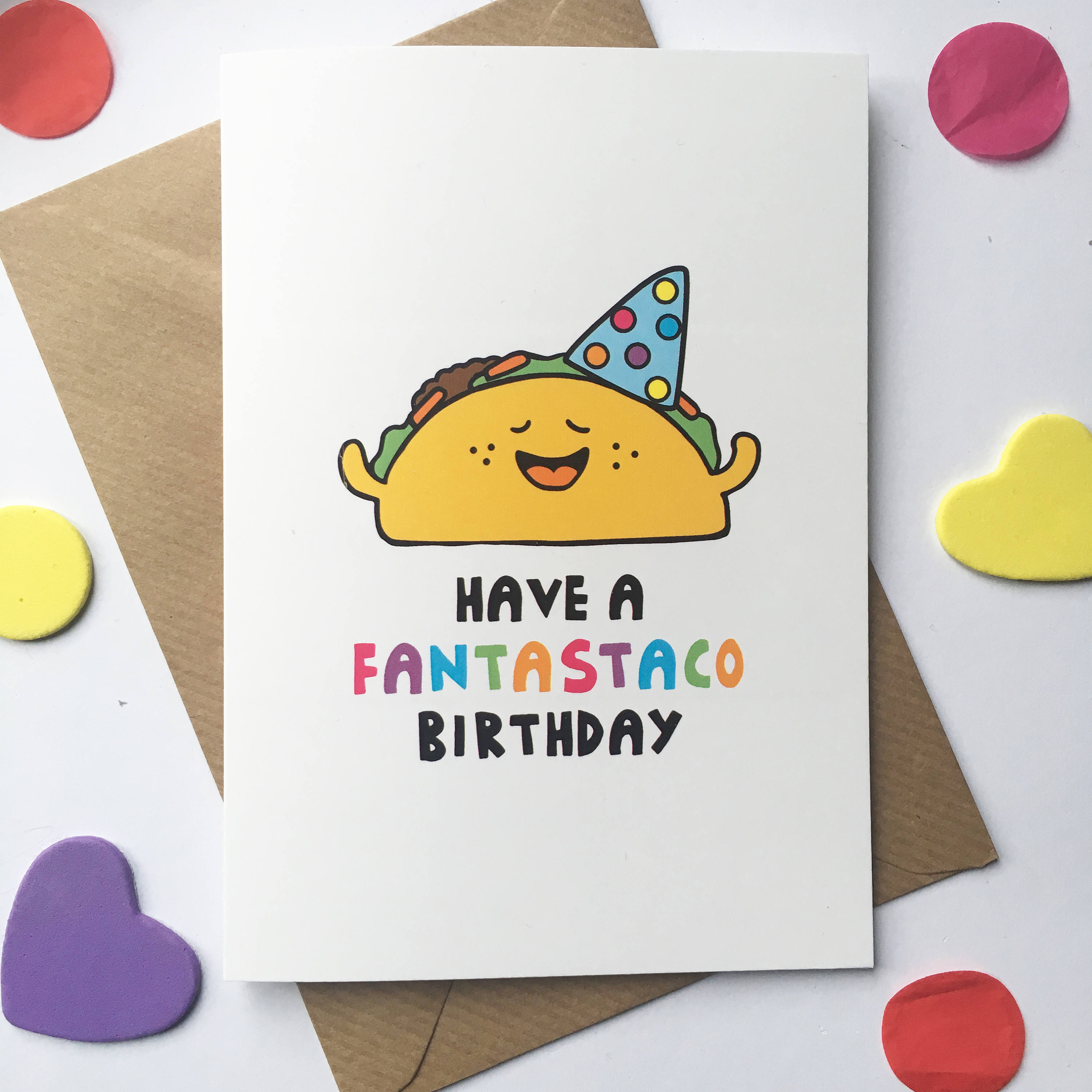 Taco birthday card, funny birthday card, taco lover, funny birthday card fo...