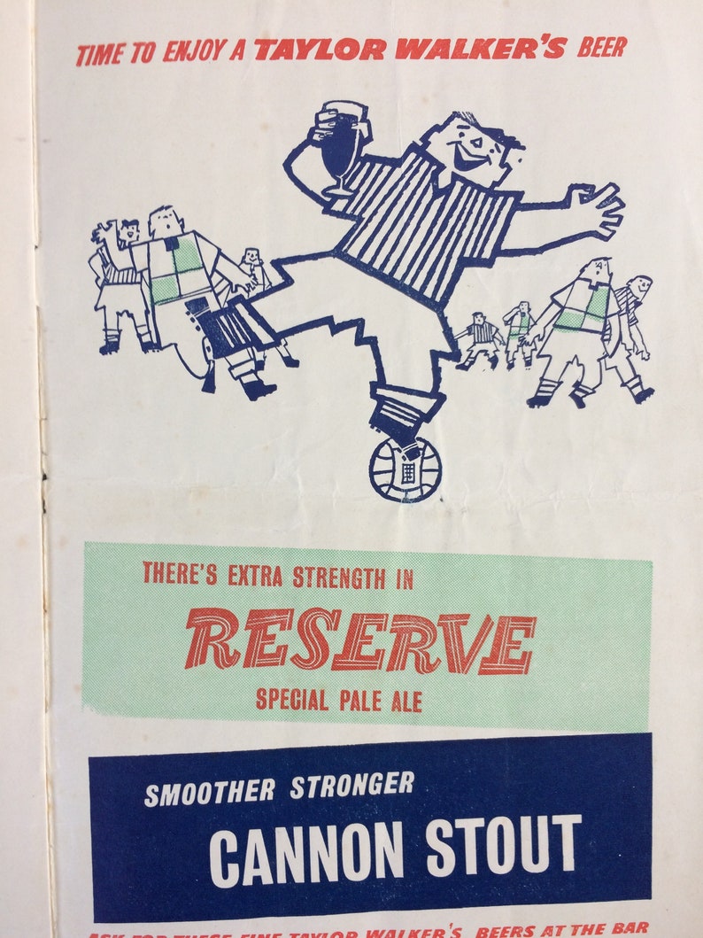 1959 England v Italy football programme International | Etsy