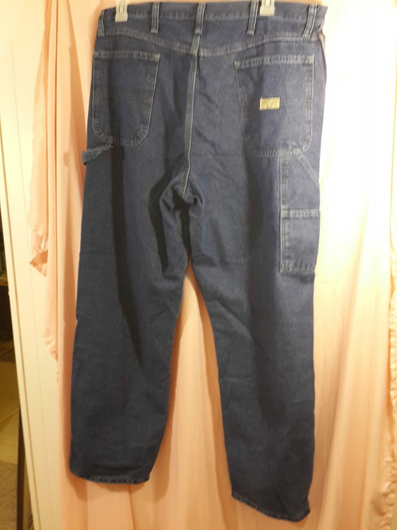 Wrangler Authentic Issue Real Comfortable Carpenter Jeans Etsy