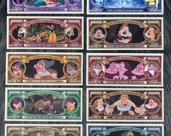 Disney Dollars- Complete Set of 43 - Mickey Mouse Money