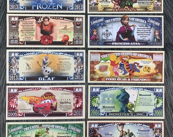 Disney Dollars- Complete Set of 43 - Mickey Mouse Money