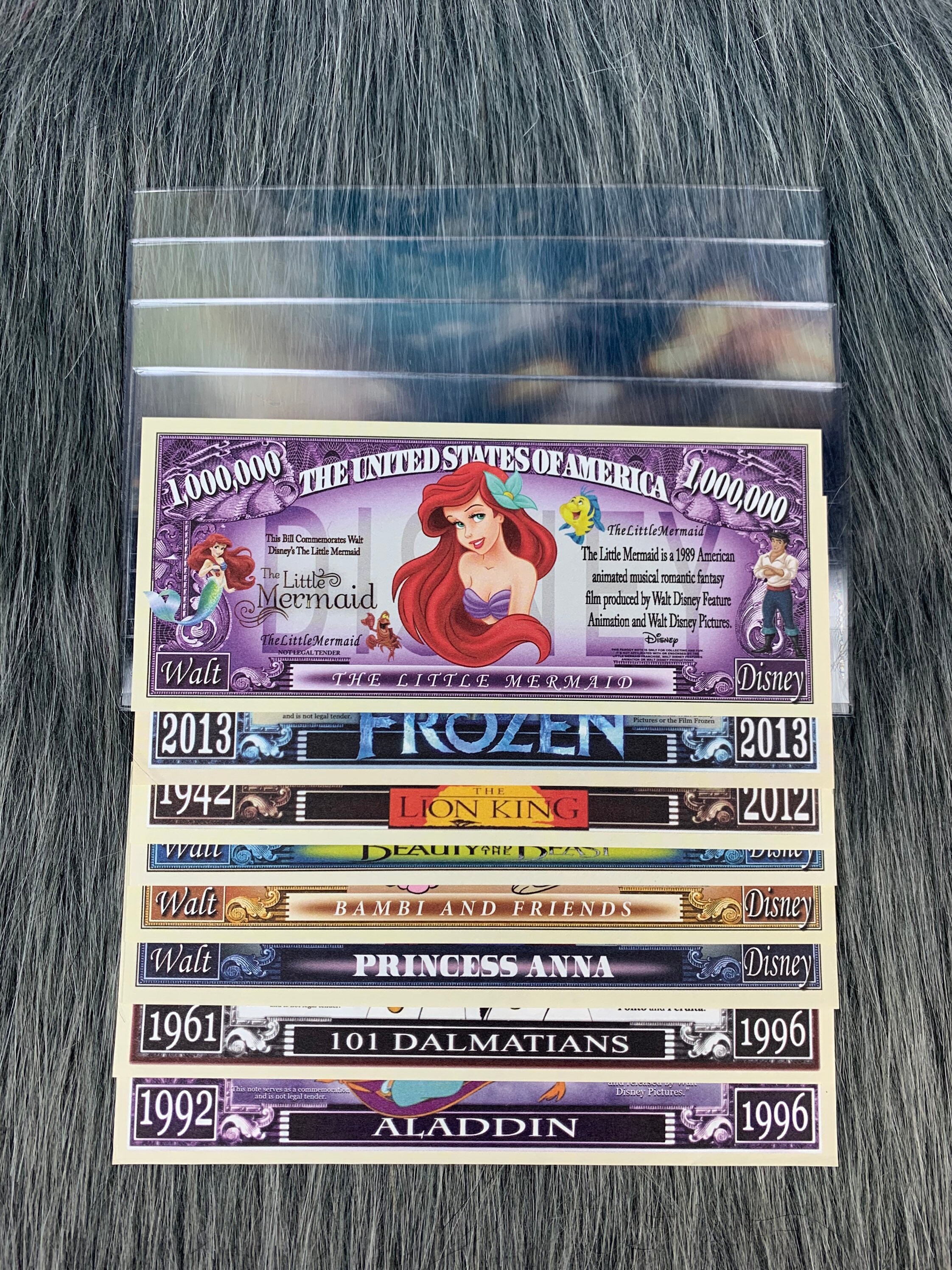 Disney Dollars - Surprise Birthday Gifts - Frozen - Lion King- 101