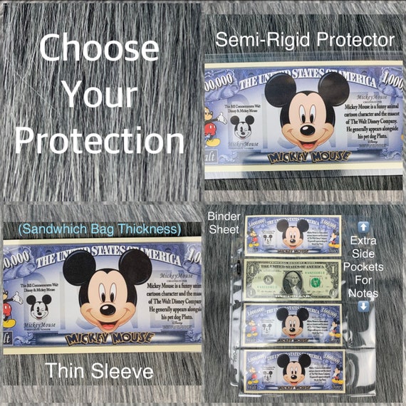 Disney Dollars- Complete Set of 43 - Mickey Mouse Money