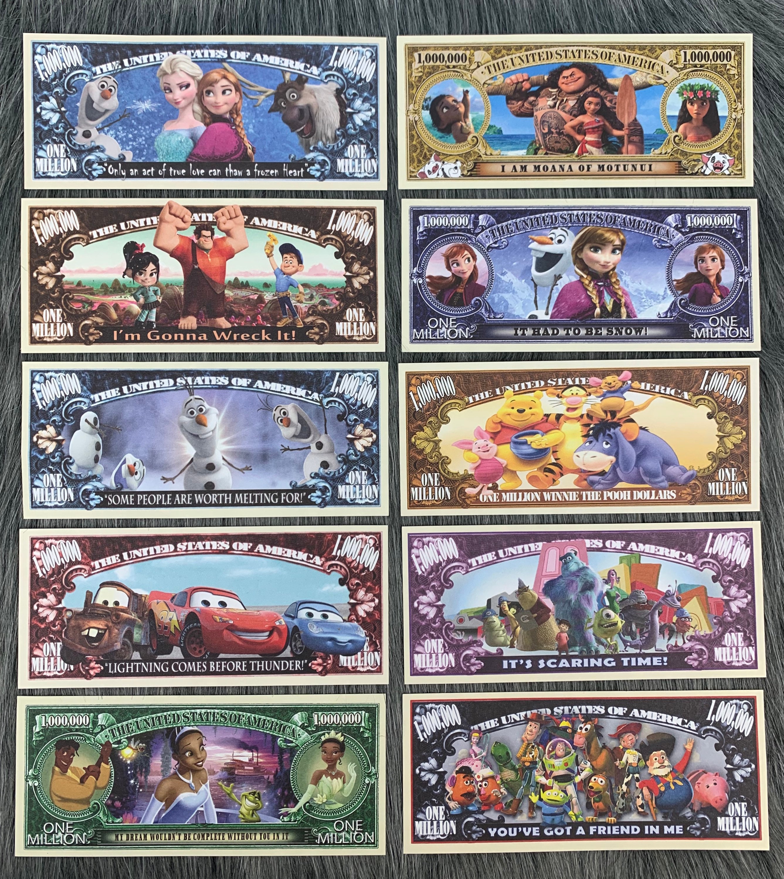 Disney Dollars- Complete Set of 43 - Mickey Mouse Money