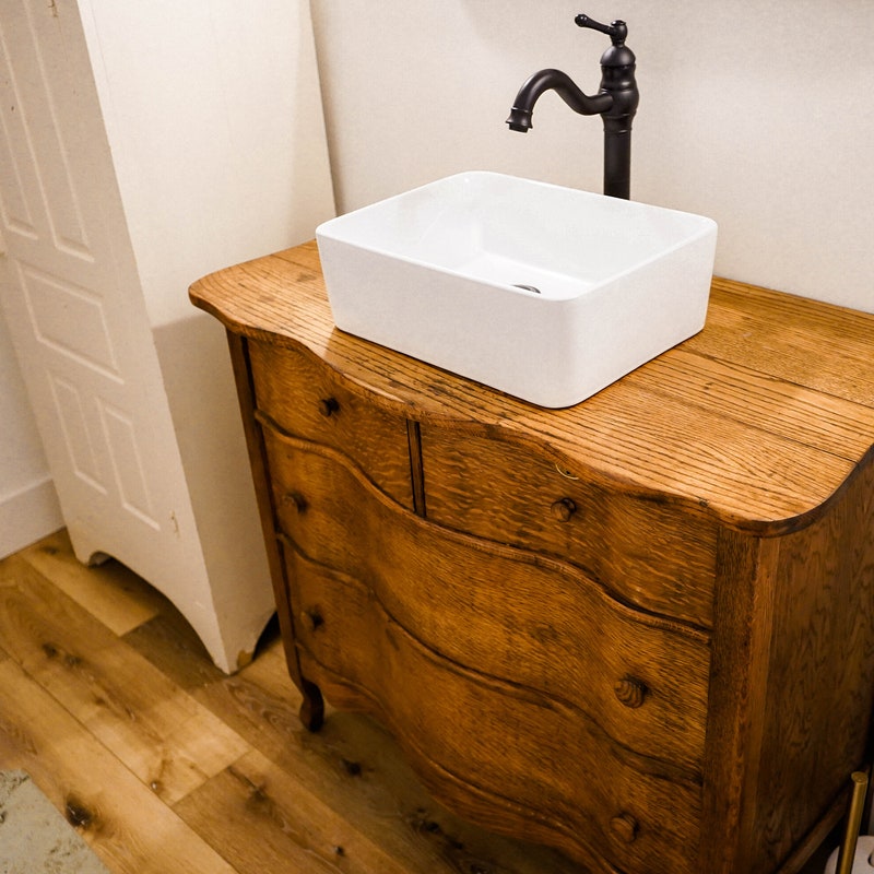 Antique Bathroom Vanity - Etsy