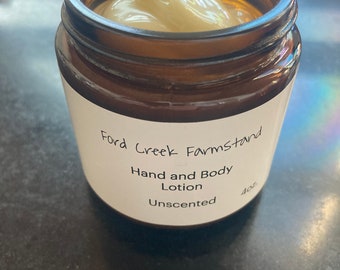Handmade pure and natural hand and body lotion