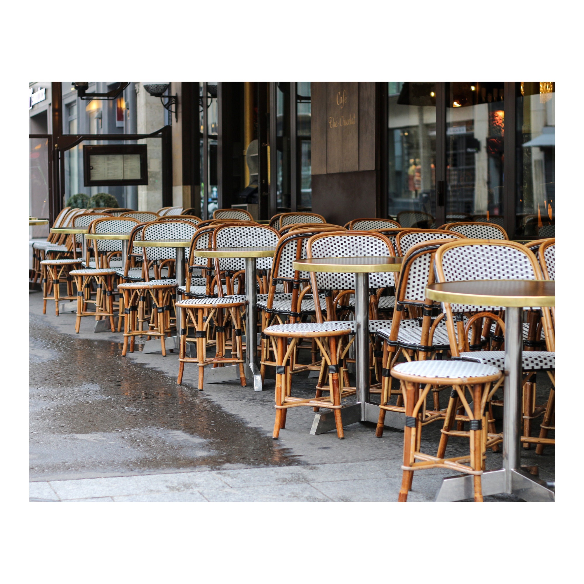 Parisian Cafe Chairs Etsy Denmark