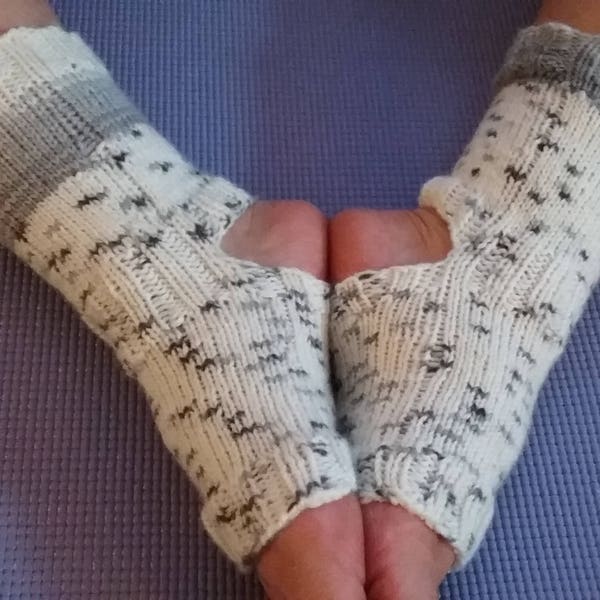 Yoga Socks, hand knitted