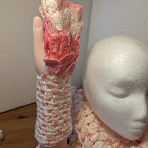 dragon scales scarf and gloves