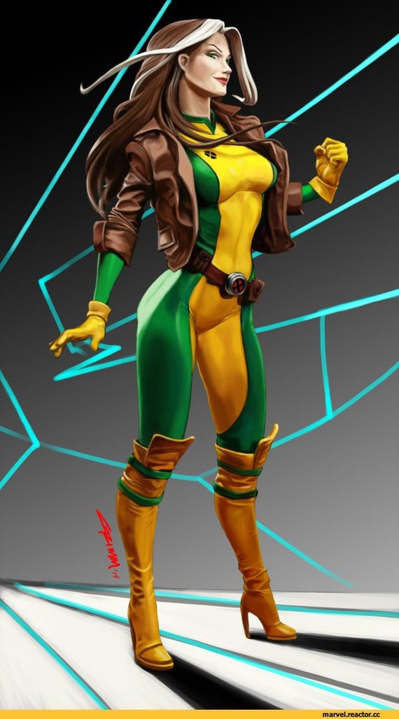 Rogue Cosplay Costume Pre Order Inspired X Men Rogue X Men Cosplay Rogue Cosplay Cosplay Cosplay Costume Comics