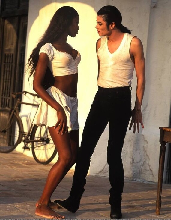 NAOMI CAMPBELL Cosplay costume INSPIRED Michael Jackson | Etsy