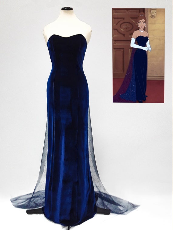 vestido azul anastasia vestido azul anastasia