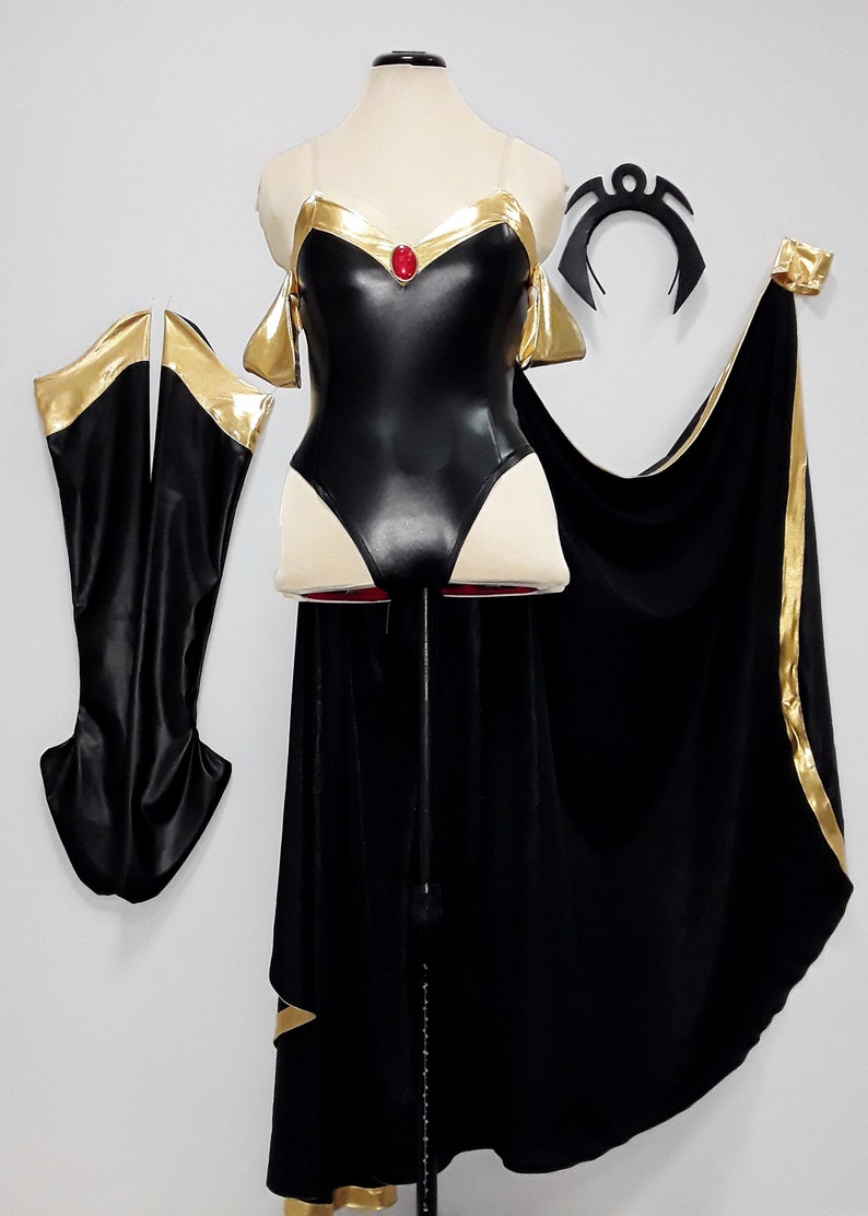 STORM Cosplay Costume INSPIRED Marvel comics Storm Etsy