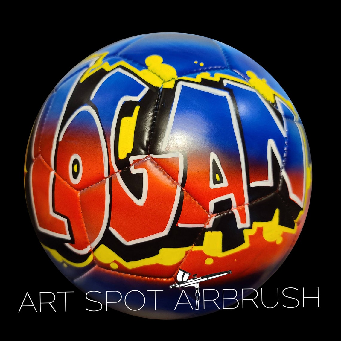 Personalized Soccer Ball Custom Painted Ball Unique Gift Etsy