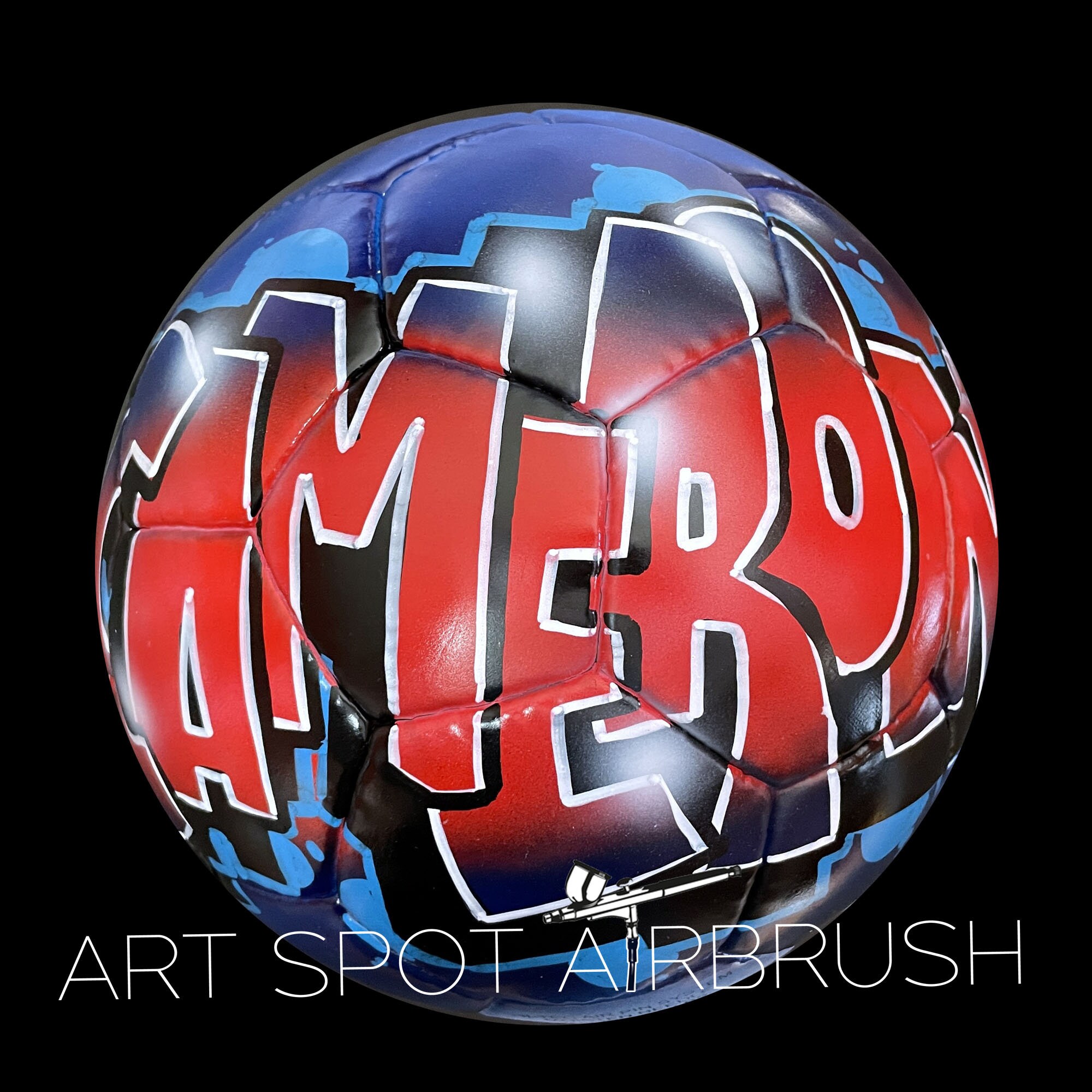 Personalized Soccer Ball Custom Painted Ball Unique Gift Etsy