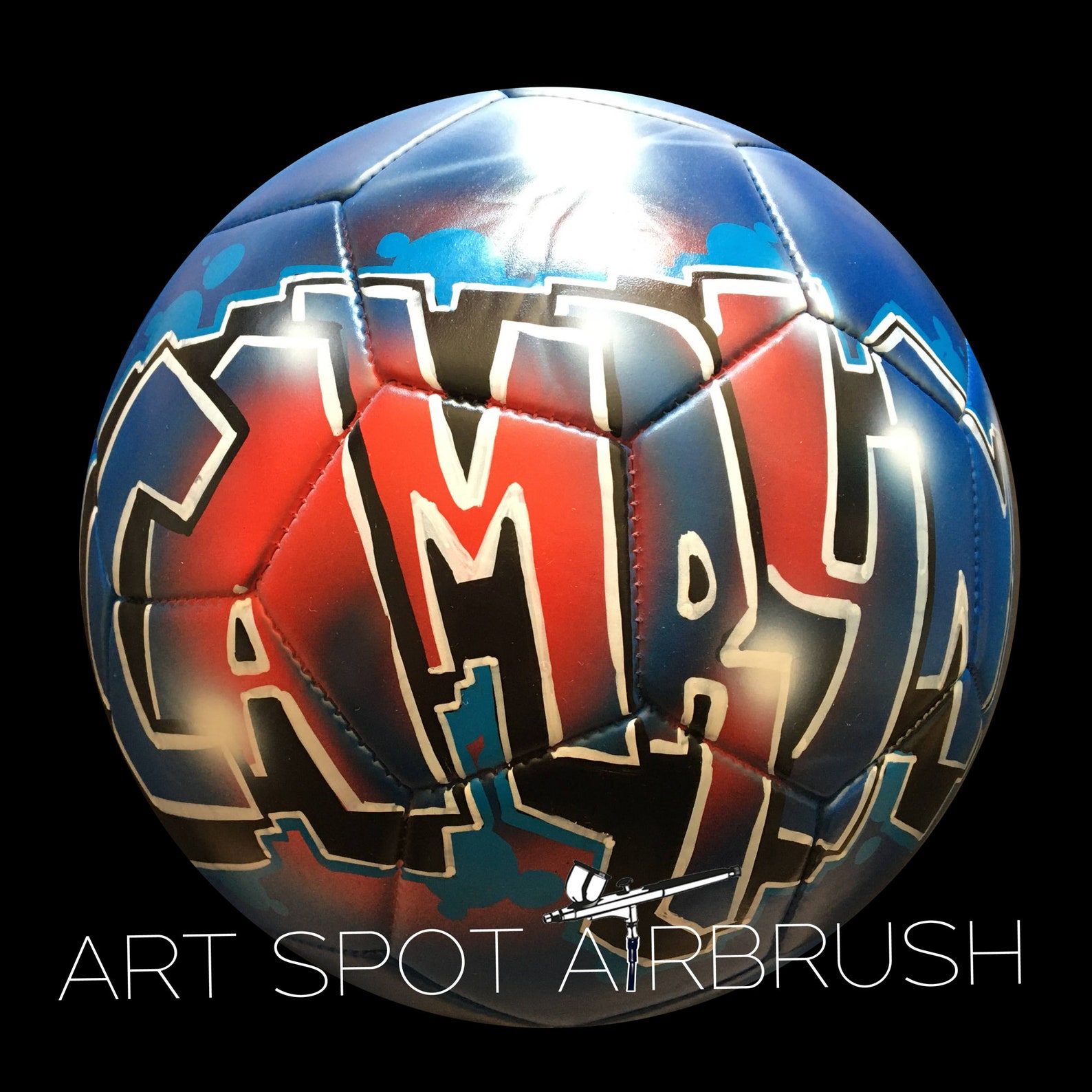 Personalized Soccer Ball Custom Painted Ball Unique Gift Etsy